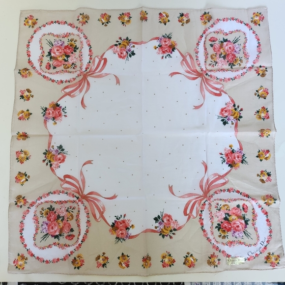 ❤️ Dior Guaranteed Authentic Handkerchief Brandnew cotton #07 - Picture 7 of 7